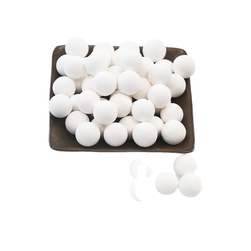 Mingde 99% High Aluminum Support Porcelain Ball Tower Filler Ball Industrial Ceramic Ball High Aluminum Porcelain Ball High Purity and Good Strength
