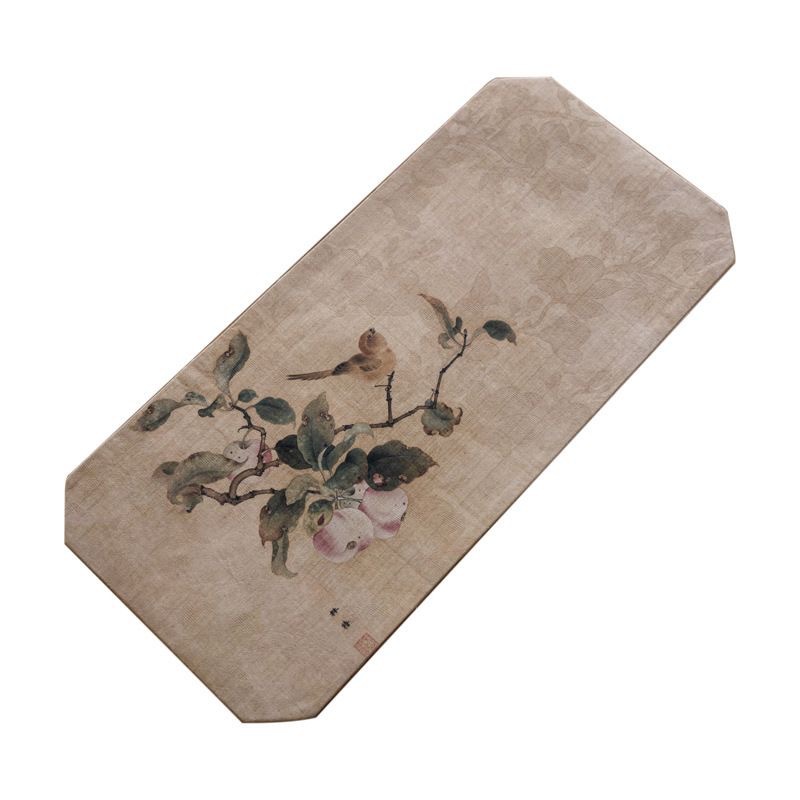 Xiangyun Yarn Dried Tea Mat Chinese Zen Double-sided Thickened Vintage Table Flag Tea Tablecloth Tea Waterproof Cloth Mat Tea Ceremony