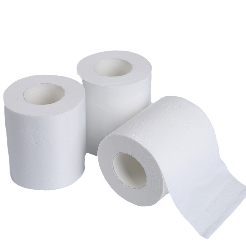 Hotel Room Roll Toilet Paper Bulk Wholesale Hotel Commercial Large Roll Paper Towel 80g Circle Toilet Paper