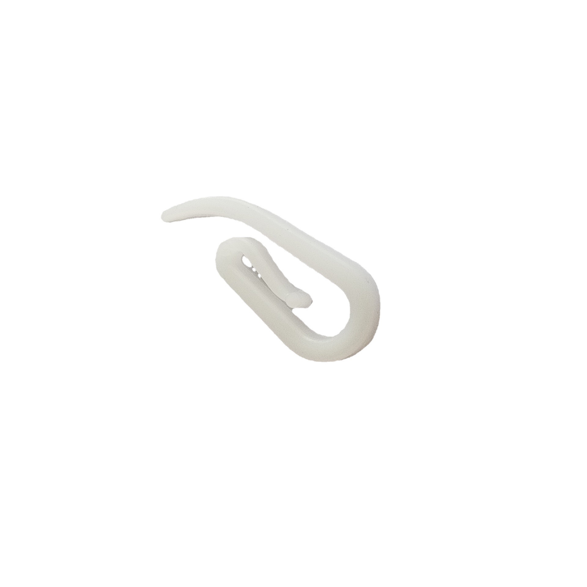 Plastic Curtain Hooks Are Available in Stock Curtain Accessories 6-Shaped White Plastic Curtain Hooks Curtain Plastic Hooks Curtain Rings