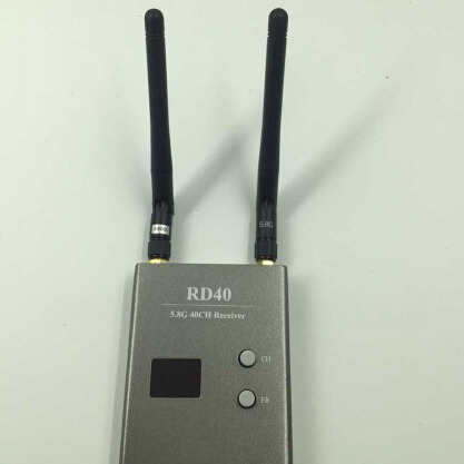 New 5.8G 40 channel RD40 grading high sensitivity receiver.