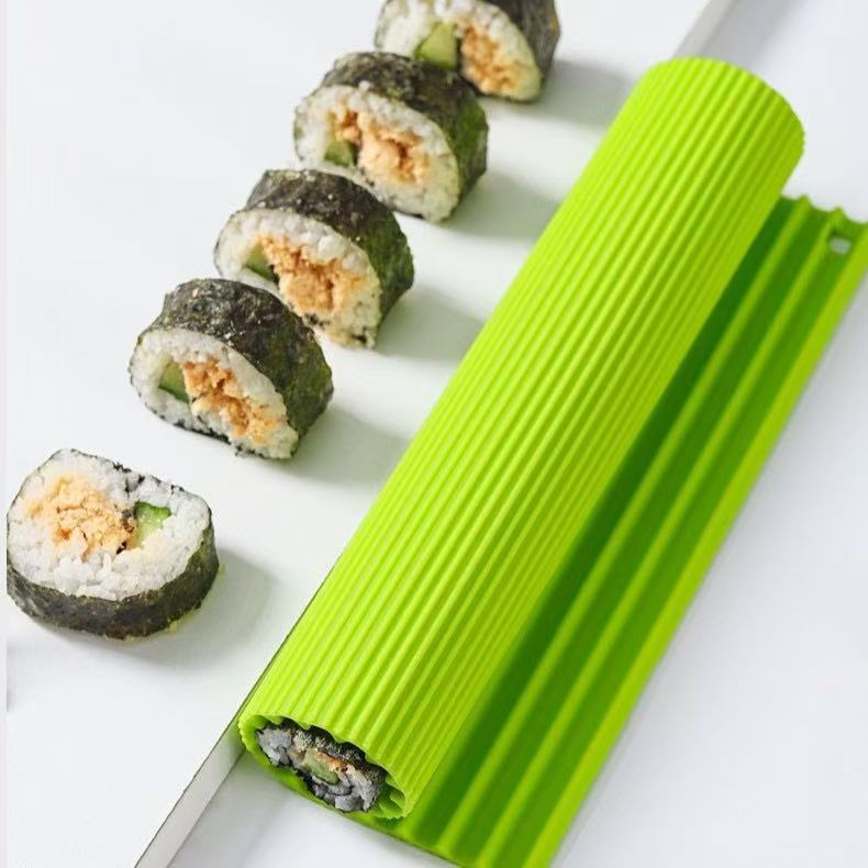Imitation Bamboo Japanese Sushi Roll Tool Silicone Sushi Roll Mold Commercial Seaweed Sushi Seaweed Rice Special for Making