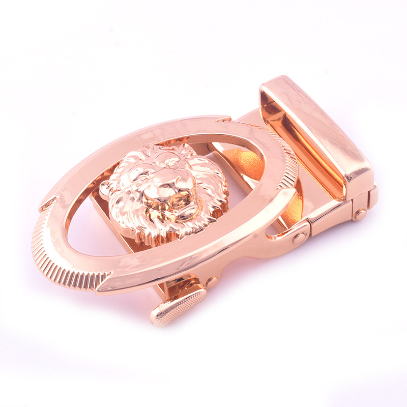 Network new high-grade dragon belt buckle head hollow animal head alloy automatic buckle in stock belt buckle head wholesale