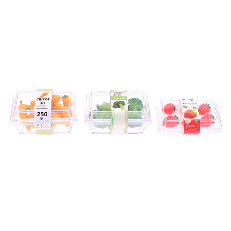Doll House Simulation Mini Food Play Boxed Fruit and Vegetable Scene Model Ornaments