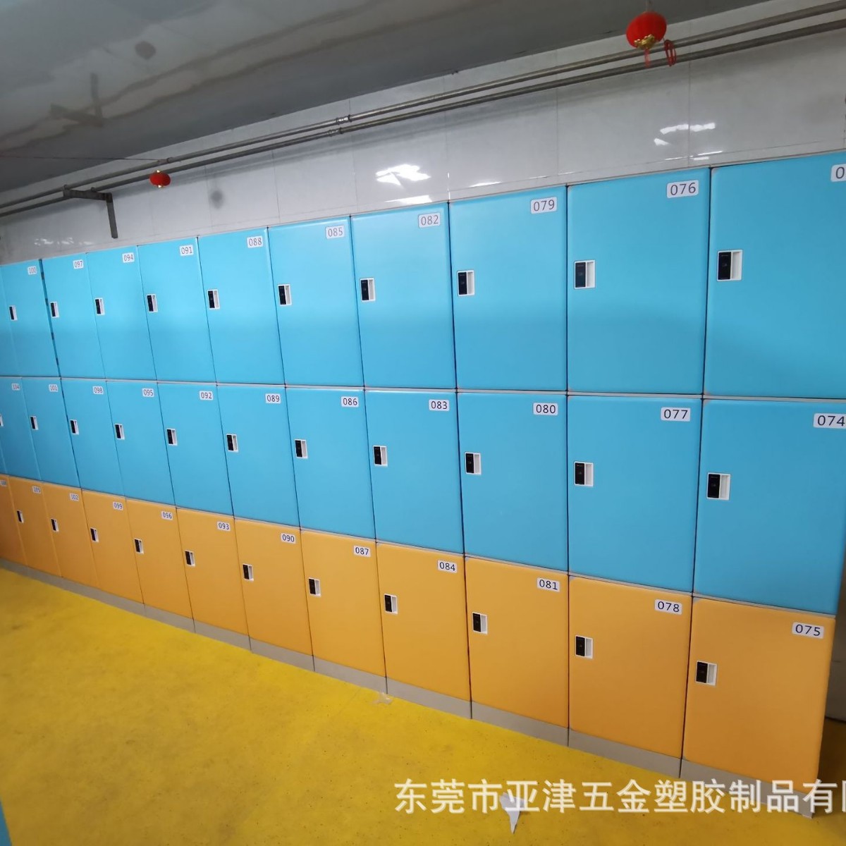 Gymnasium Environmentally Friendly Abs Material Locker Swimming Pool Locker Bathroom Cabinet Waterproof and Moisture-Proof Durable