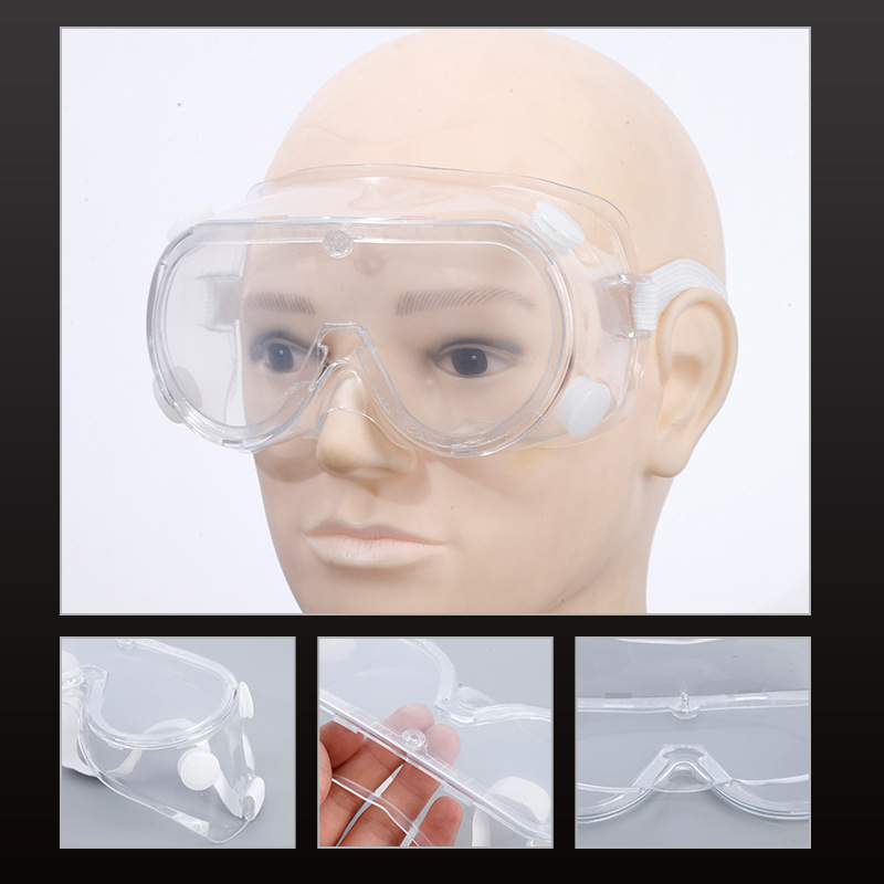 Four beads multi-function goggles wholesale four beads fully enclosed anti-fog goggles anti-droplet dustproof multi-function glasses