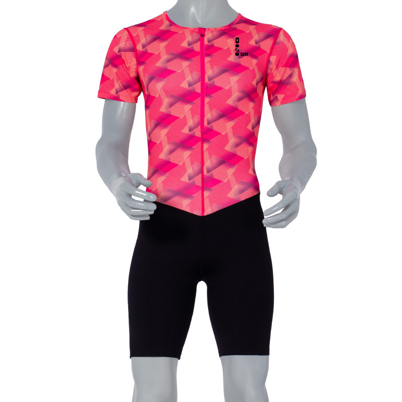 Zero resistance primary and secondary school students physical examination test track and field clothing men's sprint relay training competition tight jumpsuit