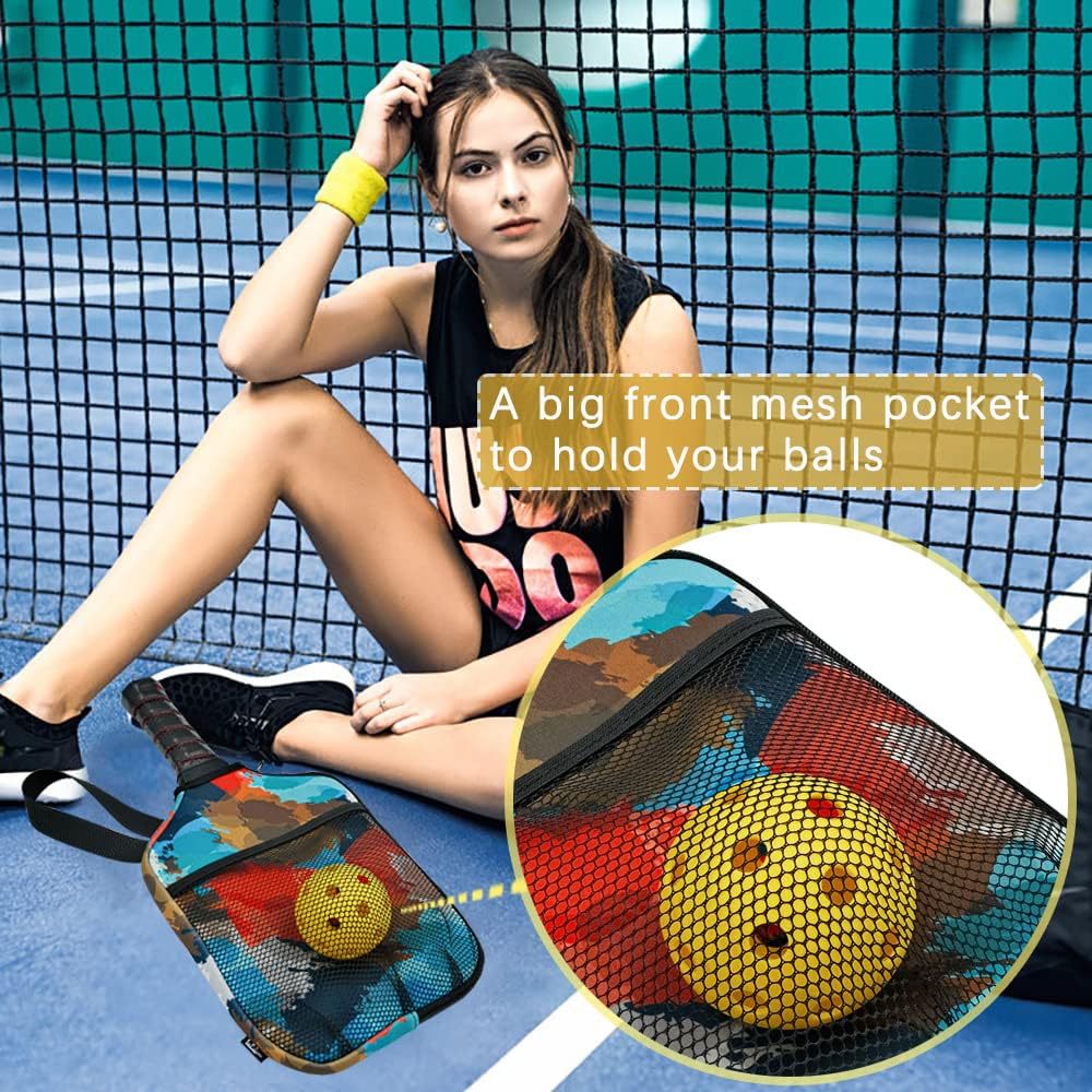 In stock wholesale peak racket cover outdoor beach tennis peak ball protective cover table tennis diving material racket bag