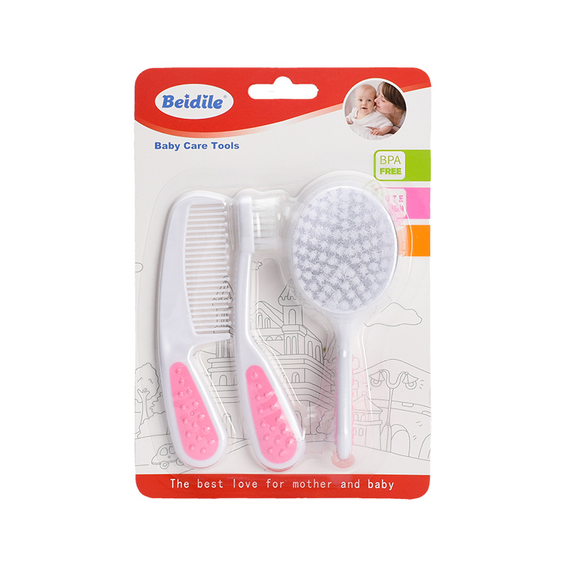 Kawaii Products Baby Care Set Baby Comb Brush Cleaning Set Daily Cleaning Care Products