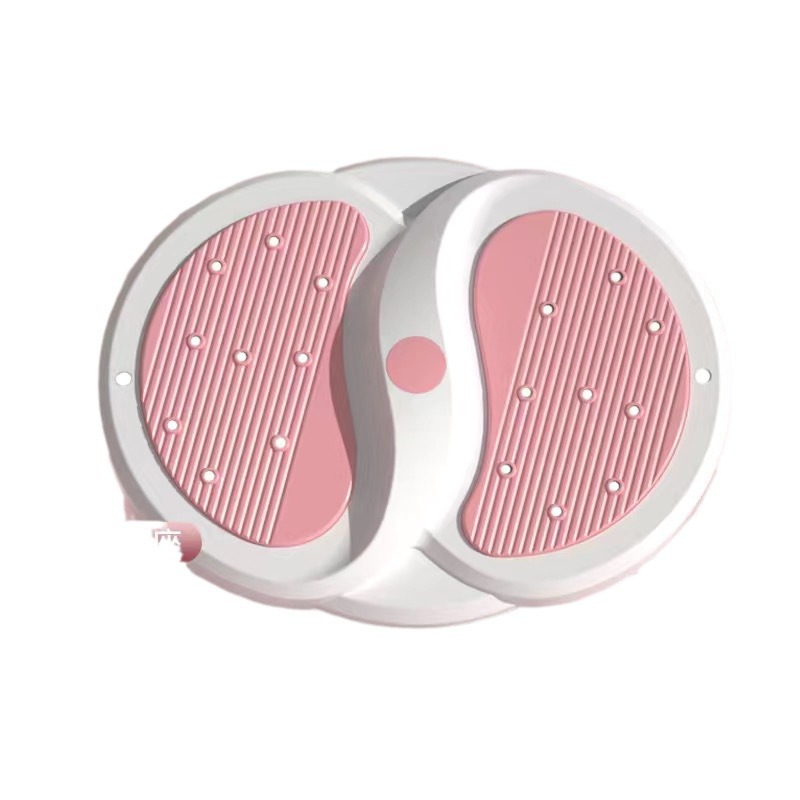 Waist twisting plate female fitness home sports equipment massage belly contracting fat burning shaping waist twisting machine rotating turntable