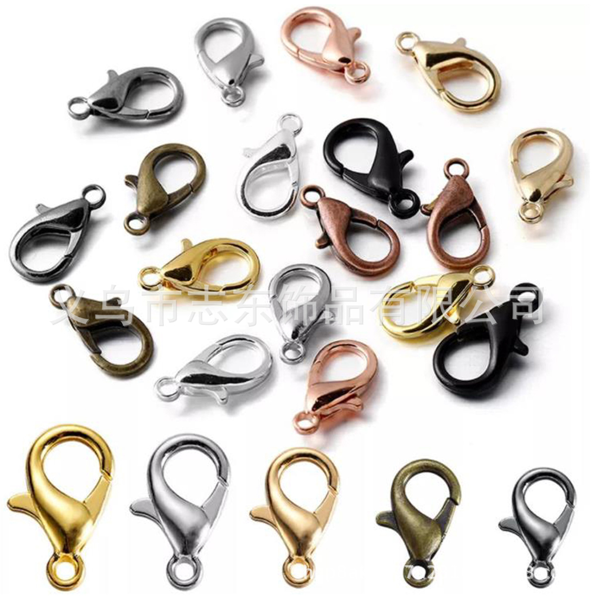 Застежка для ожерелья из цинкового сплава, заводская цена, аксессуары для ювелирных изделий оптом