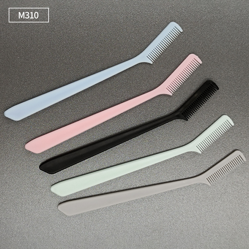 Factory wholesale eyelash comb sea comb eyebrow comb eyelash comb compact and easy to carry makeup eyelash comb