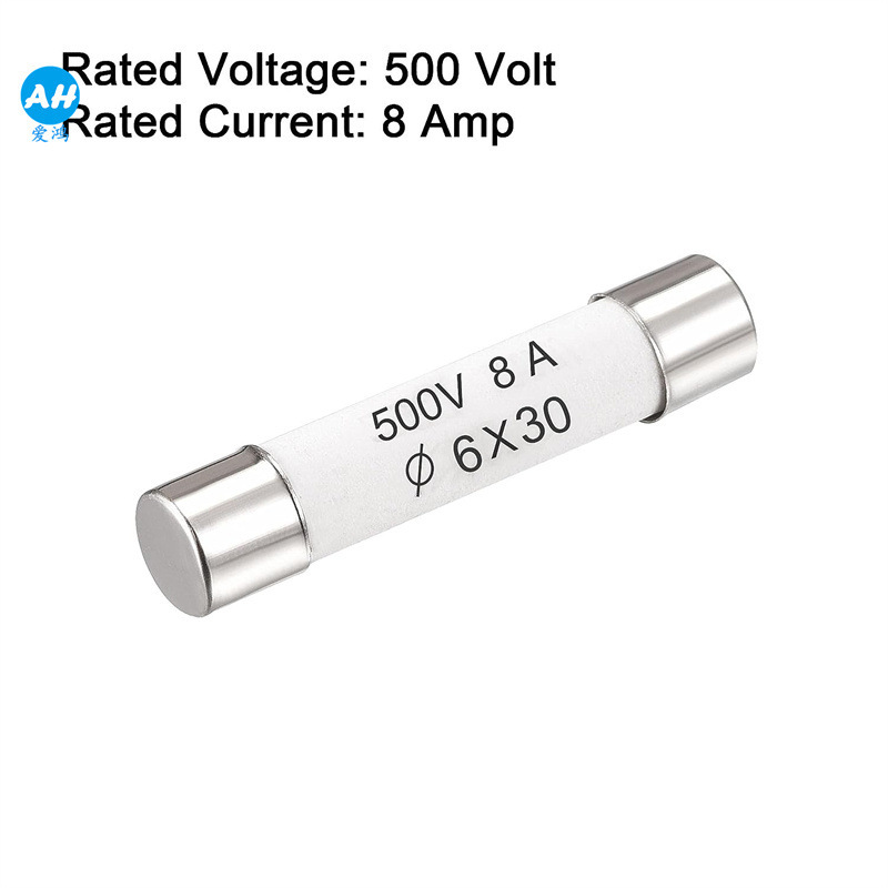 6*30 Ceramic Fuse Printer Toner Cartridge Fuse 6.3*32 Fuse 10A600V Ceramic Tube