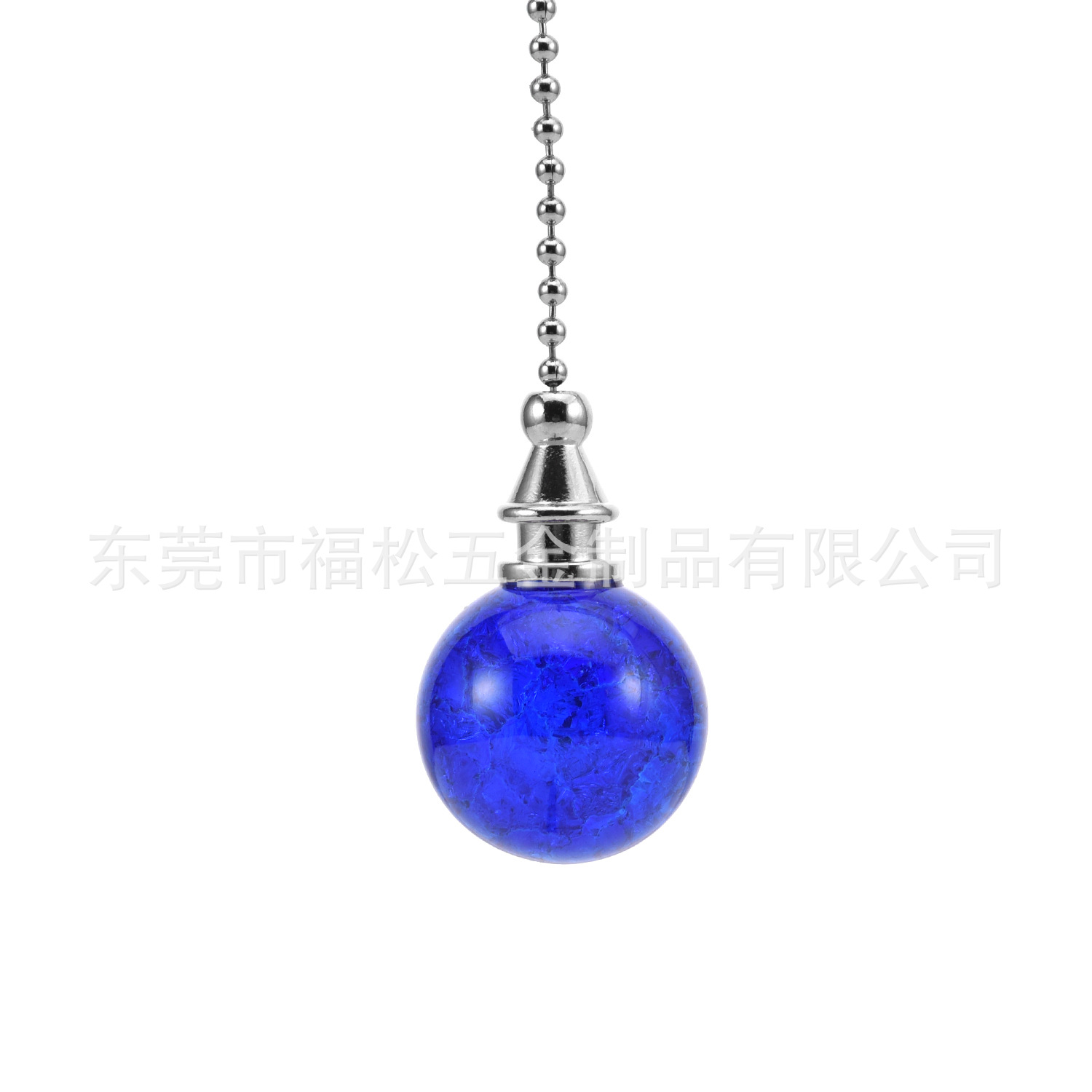 Foreign trade cross-border crack crystal lighting zipper ceiling fan chandelier crystal pendant switch crystal ball pendant