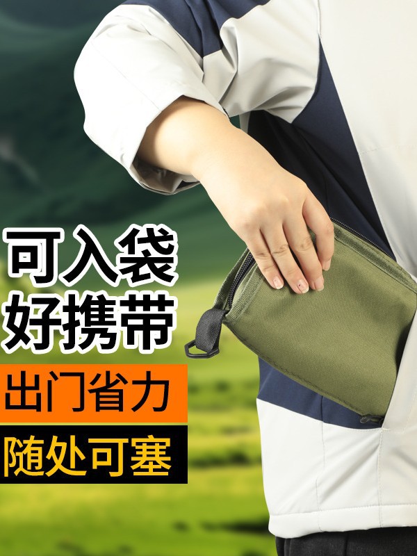 Outdoor Backpack Handbag Foldableing Chair Leisure Portable Flap Pocket Pants Foldableing Stool Car Maza Camping Fishing Stool