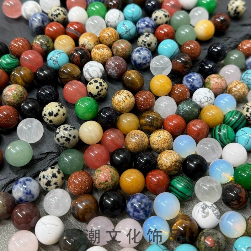 Натуральные агатовые кристаллические круглые бусины 8-10 мм, непористые, оптовая продажа