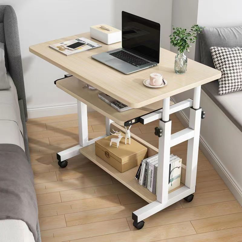 Bedside Table Movable Simple Table Bedroom Rental House Home Laptop Computer Desk Bed Study Table Rental House