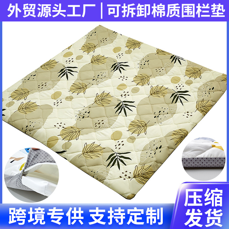 Cross-Border Amazon Fence Mat, Removable Baby Crawling Mat, Children's Play Mat, Thickened Non-Slip Floor Mat, Crawling Mat