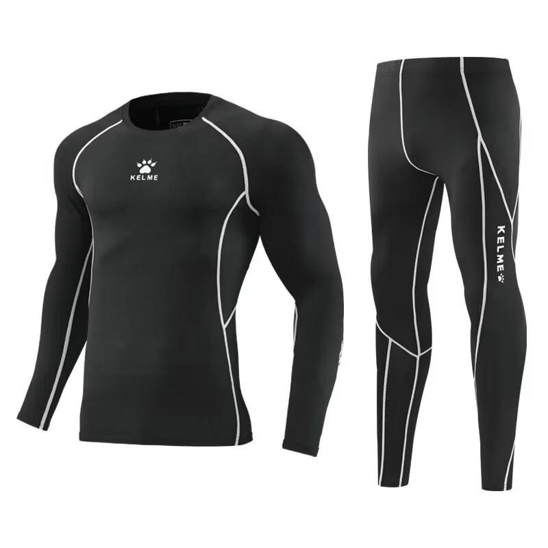 Keme Keme Bodysuit Suit for Men and Women, Autumn and Winter Base Layer Pants, Football Training Sports Running Fitness Clothes for Kidsren