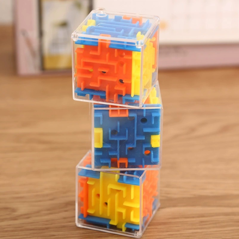 Mini maze ball early education puzzle maze toy children 3d walking beads maze rotating puzzle Rubik's cube wholesale hot sale