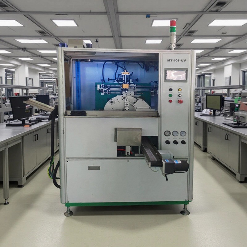 Fully Automatic Lid Screen Printing Machine Cream Bottle Round Lid Clamp Printing Machine Small Bottle Alignment Color Screen Printing Machine