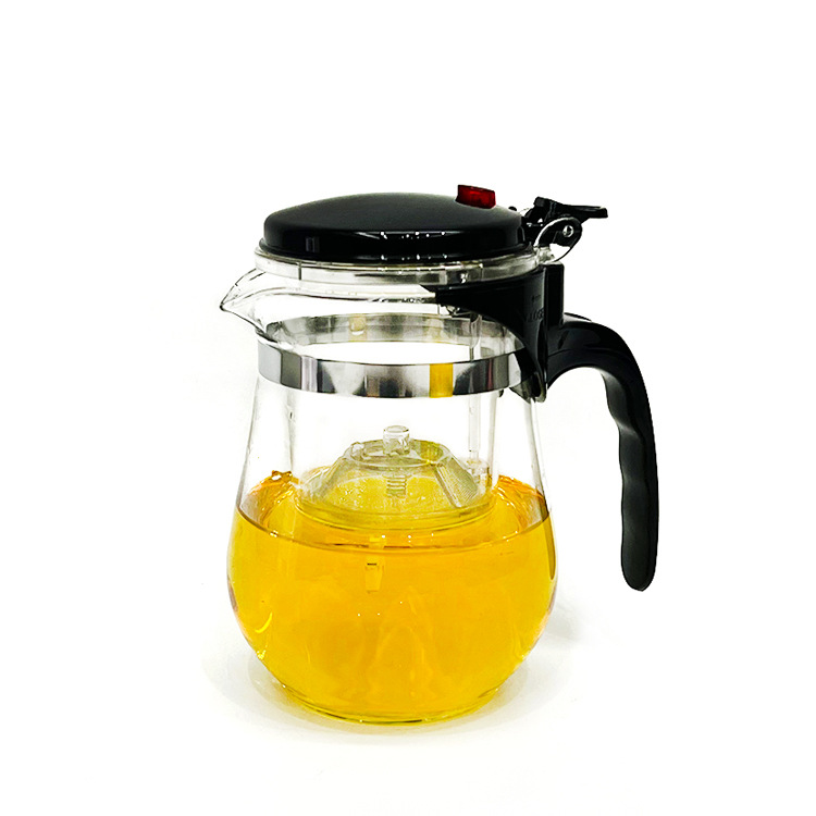 Piaoyi cup teapot heat-resistant glass teapot tea water separation cup filter tea maker one-key filter tea maker