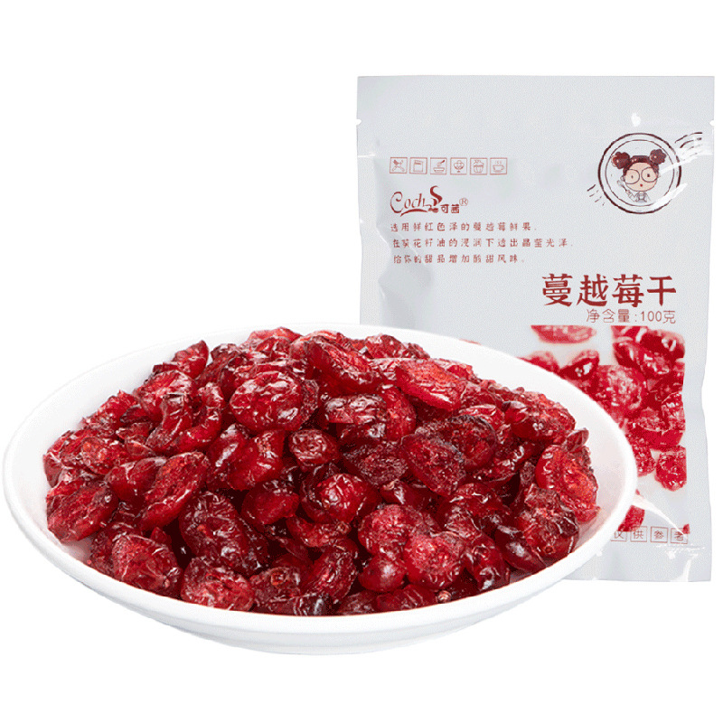 Baking raw materials [Coch/Keqian] Dried cranberry 100 g/bag American native sliced preserved cookies raw materials