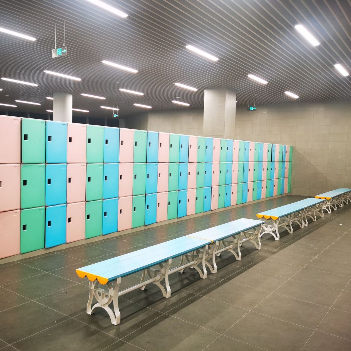 Пластиковый водонепроницаемый и влагостойкий шкаф для хранения в ванной, шкаф для бань, шкаф для плавательных бассейнов, шкаф для спортзала