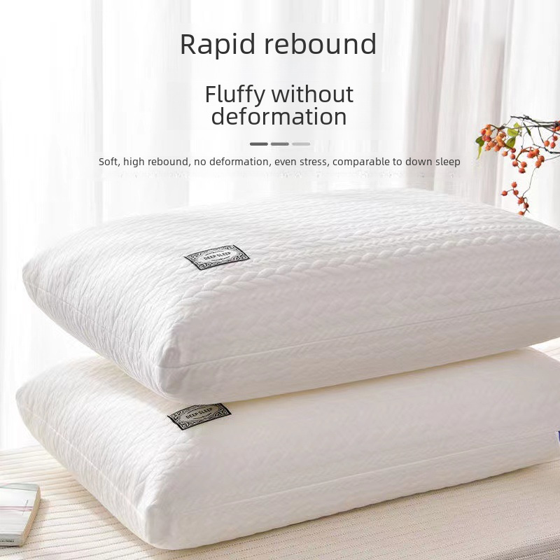 Factory direct pillow pillow a pair of household sleep neck washable whole head does not collapse pillow core wholesale