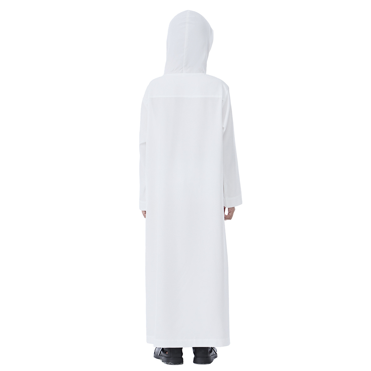 Factory Ready-Made Cross-Border Hot Selling Middle Eastern Boy Hooded Robe Saudi Dubai Turkish Travel Hui Ethnic Clothing
