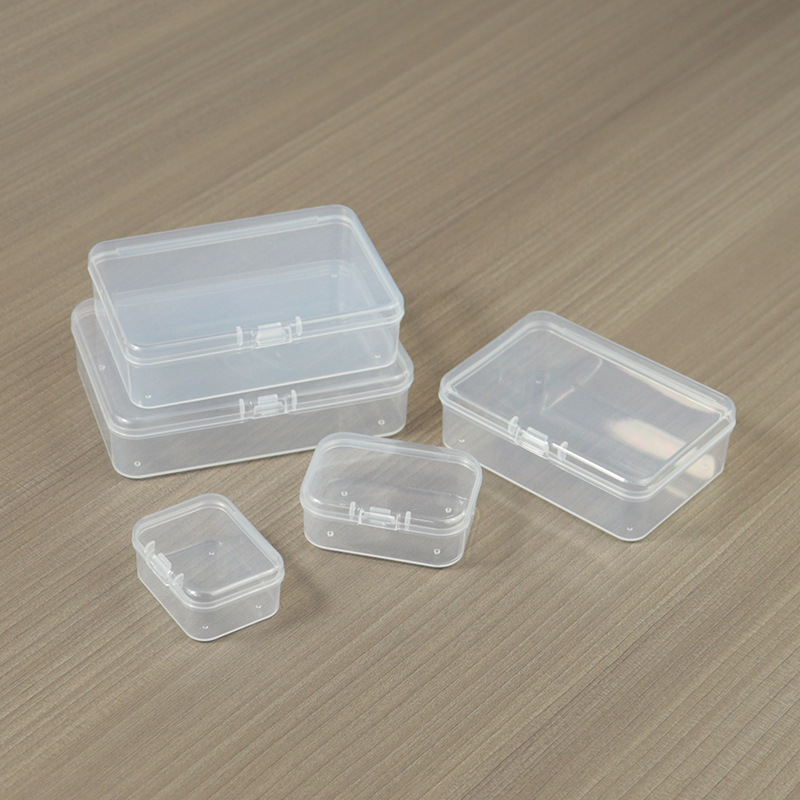 Transparent PP Rectangular Full Empty Box Business Card Bank Card Dustproof Storage Box Soap Tablet Wax Grain Plastic Packaging Box