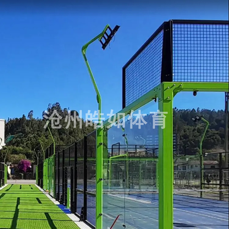 Export Indonesian Panel Tennis Court Padel Panel Tennis Court Kdk Curved Grass Panel Tennis Court Lawn