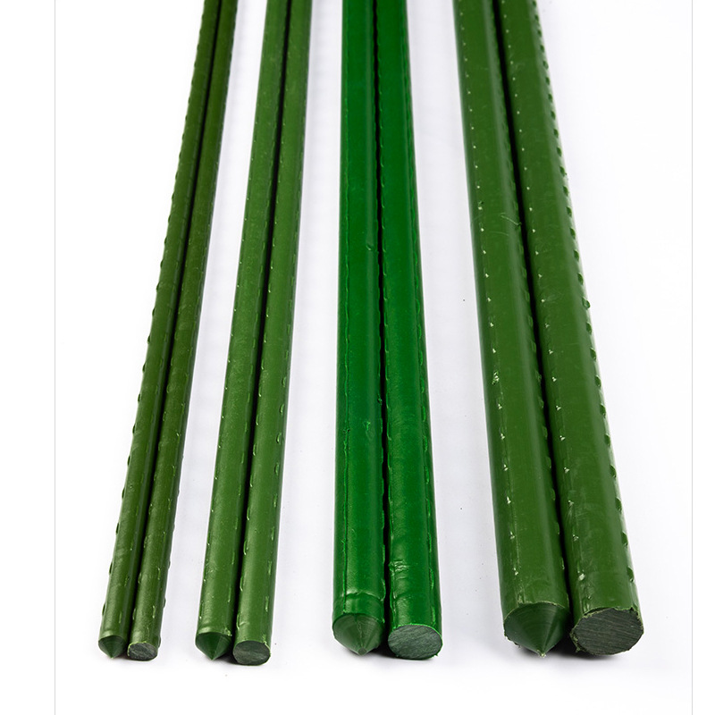 Manufacturer's Ready-Made Plastic-Coated Steel Pipes, Gardening Greenhouse Brackets, Grape Cucumber Plant Climbing Racks, Special Support Rods Wholesale