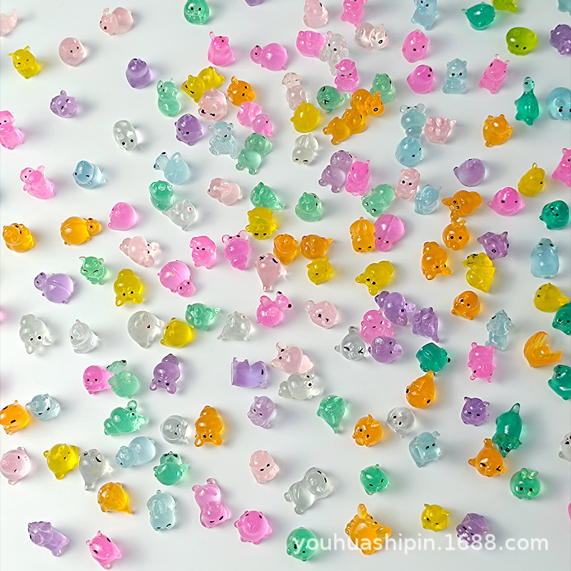 Cross-Border Best-Selling English Blind Bag Luminous Small Animal Luminous Toys Live Broadcast Tik Pair Temu Dropshipping