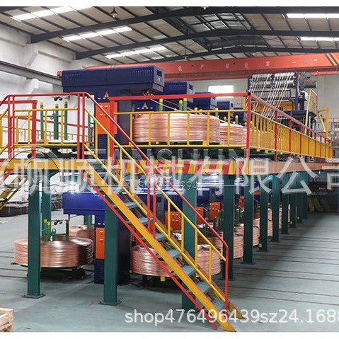 Оборудование для производства медного прутка без кислорода, соединительная печь, машина для сбора кабелей