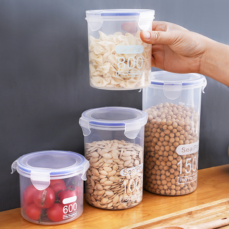 Large Food Storage Box Storage Jar Plastic Jar Kitchen Storage Jar Storage Jar Grain Sealed Jar