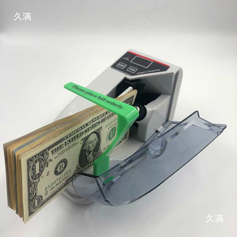V30 Small Mini Portable Multi-National Banknote Counting Machine Plug-In Battery Counting Machine with Carry Bag