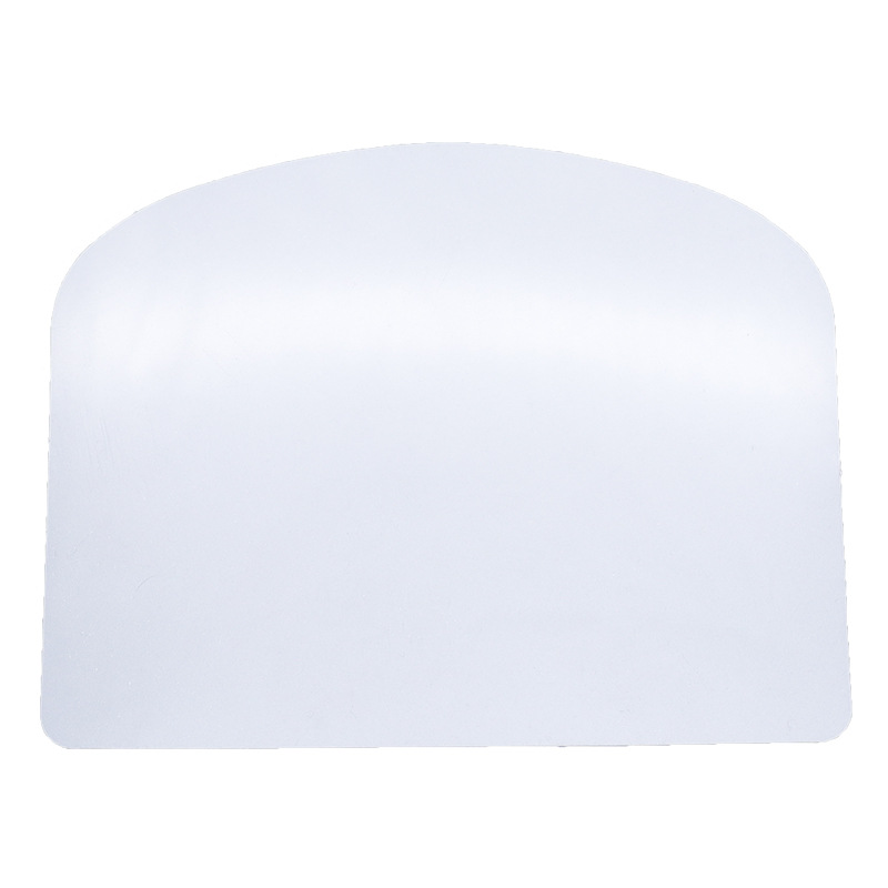 Plastic transparent soft scraper cake cream scraping plate scraping cake scraping batter decorating embryo arc tool