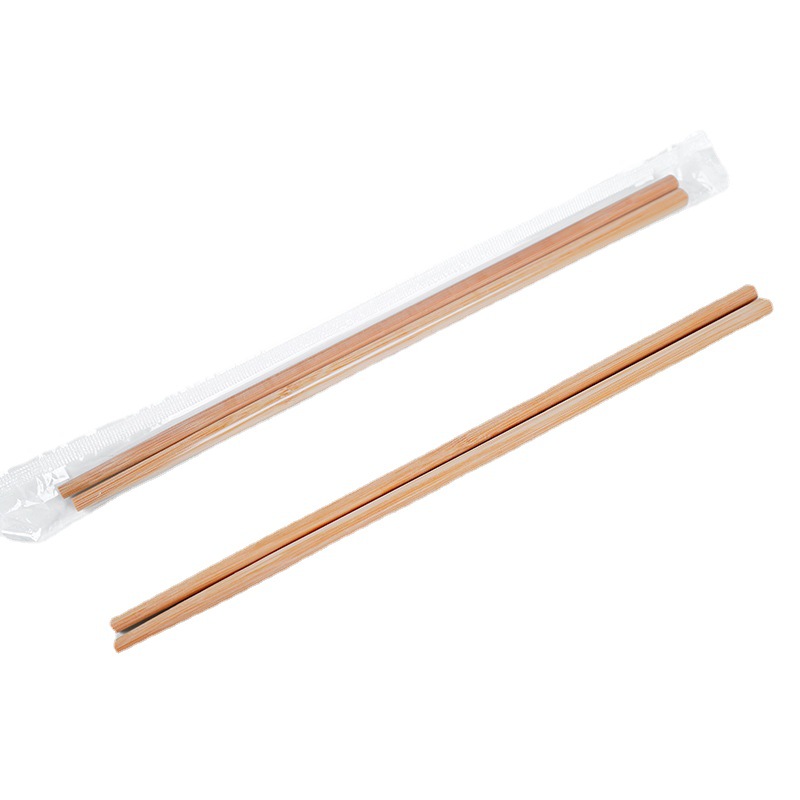 Disposable individually packaged carbonized bamboo chopsticks hygienic convenience hotel chopsticks restaurant hotel hot pot restaurant take-out chopsticks