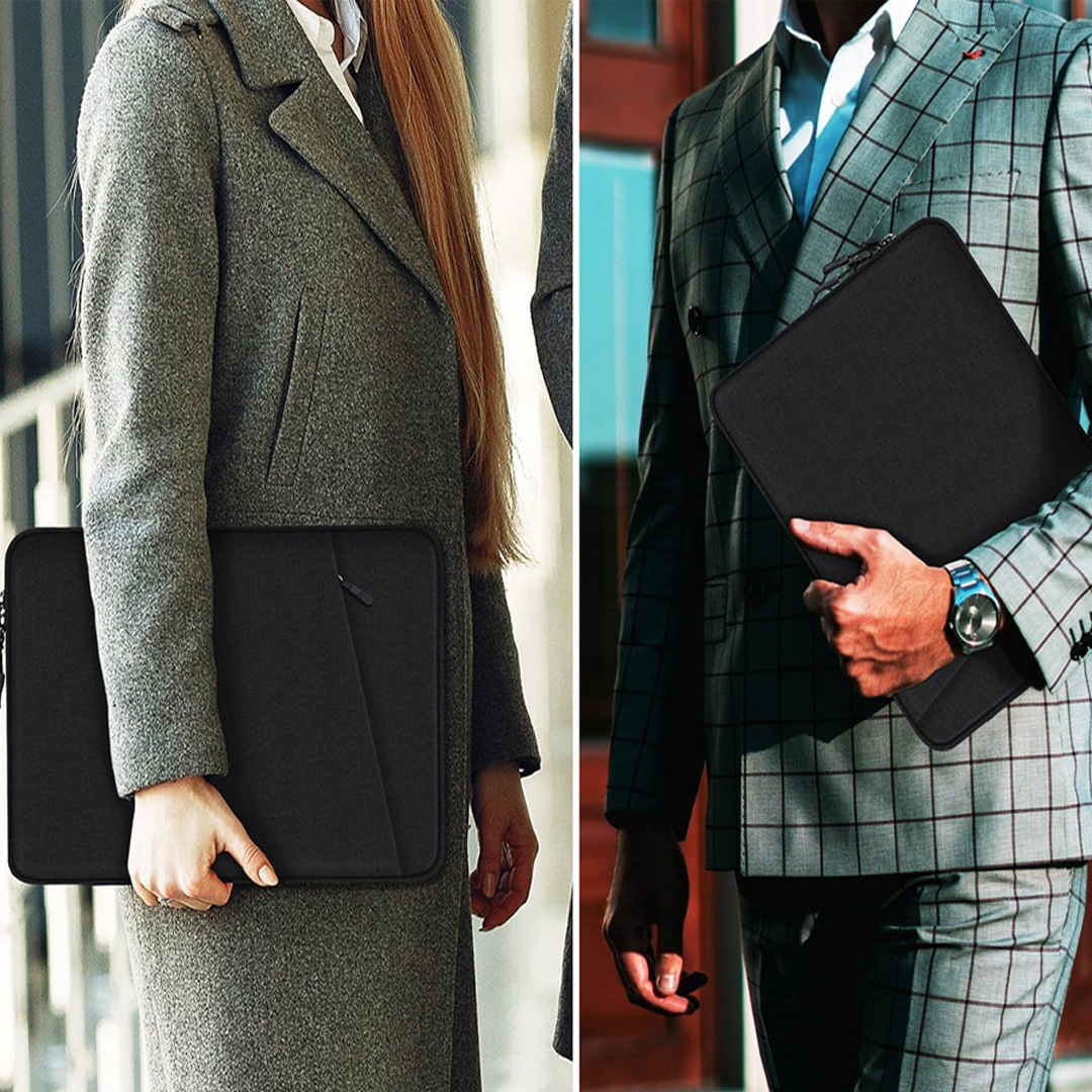 New notebook protective case foam plus velvet liner bag drop-proof simple flat protective case 15.6 inch computer bag