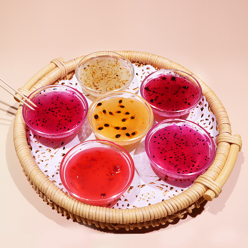 Strawberry blueberry passion fruit jam raw materials commercial wholesale baking pot cake milk tea shaved ice smoothie 250g material