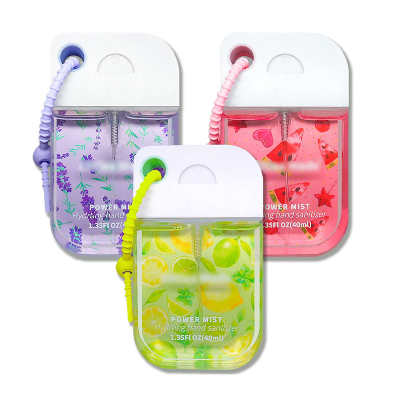 Factory Multi-Flavor Alcohol Spray Outdoor Portable Buckle-Free Disinfection and Antibacterial Alcohol Labeling Processing and Customization