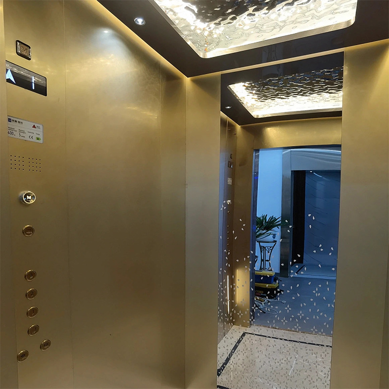 Mirror Stainless Steel Etched Plate Elevator Car Etched Stainless Steel Door Cover 201 304 Corroded Stainless Steel Pattern