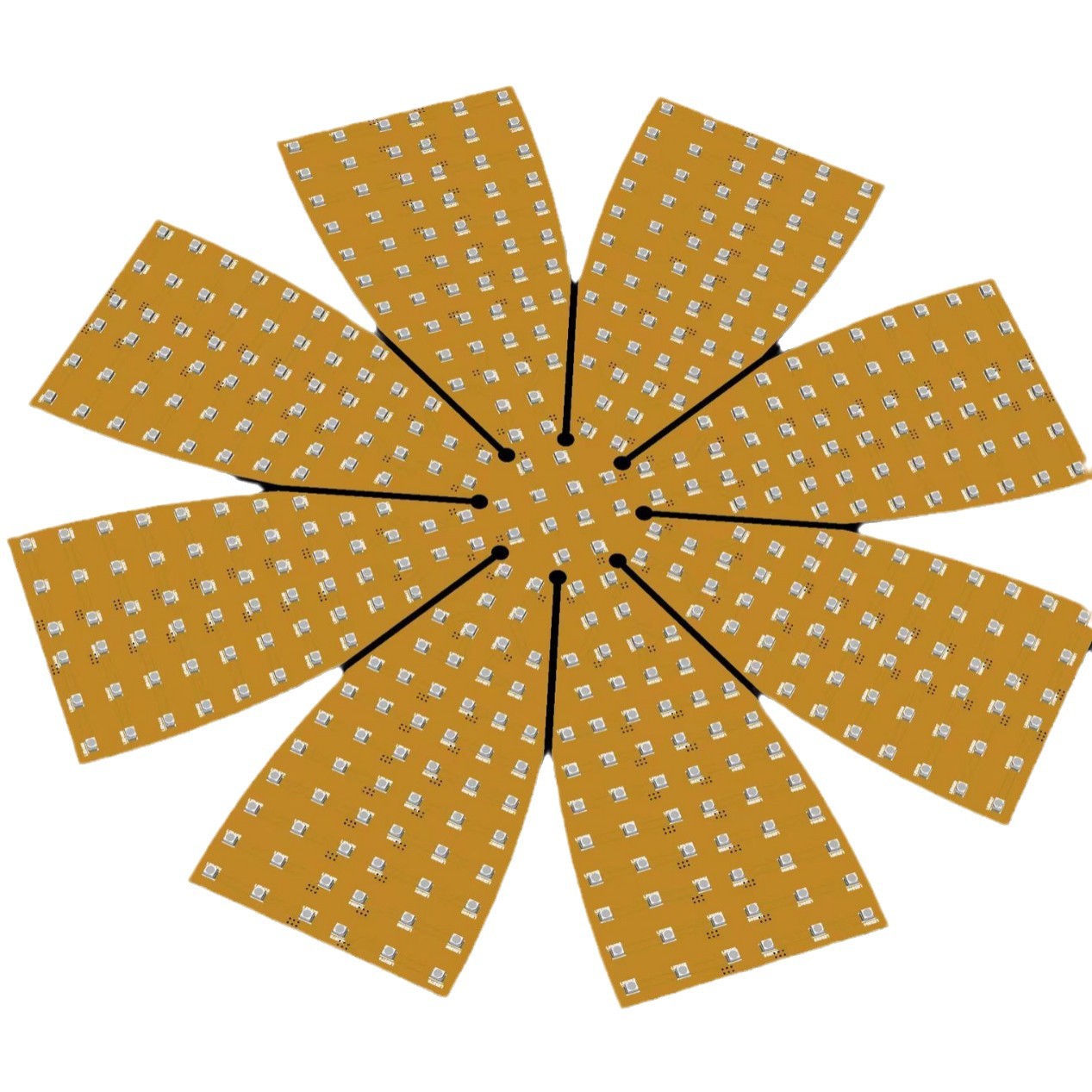 The development and design of the hair-generating cap pcba adopts TO 56 650nm infrared laser diode multi-lamp integrated electricity.