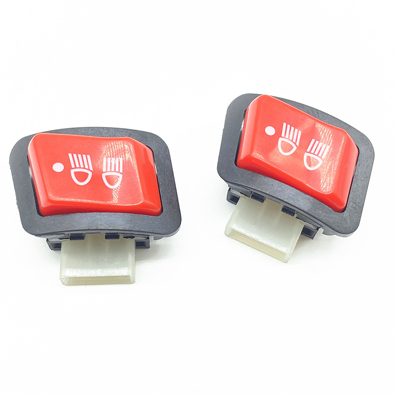 Electric car far and near light switch turn light variable light Horn start headlight function motorcycle pedal switch button