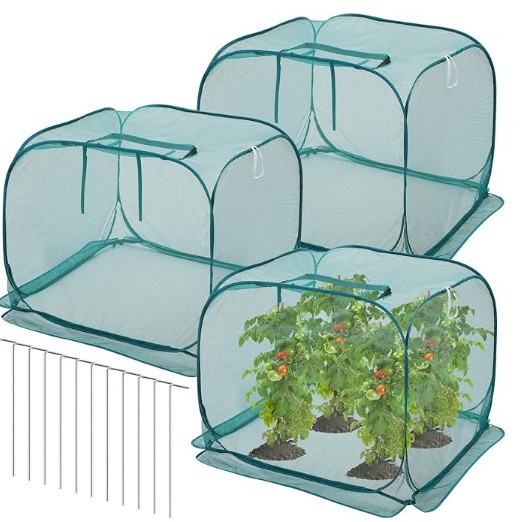 Plant Cover Anti-Mosquito, Anti-Insect, Anti-Dust, Anti-Animal Vegetable and Flower Cultivation Basket. Storage Flower Cover Protective Flower Cover