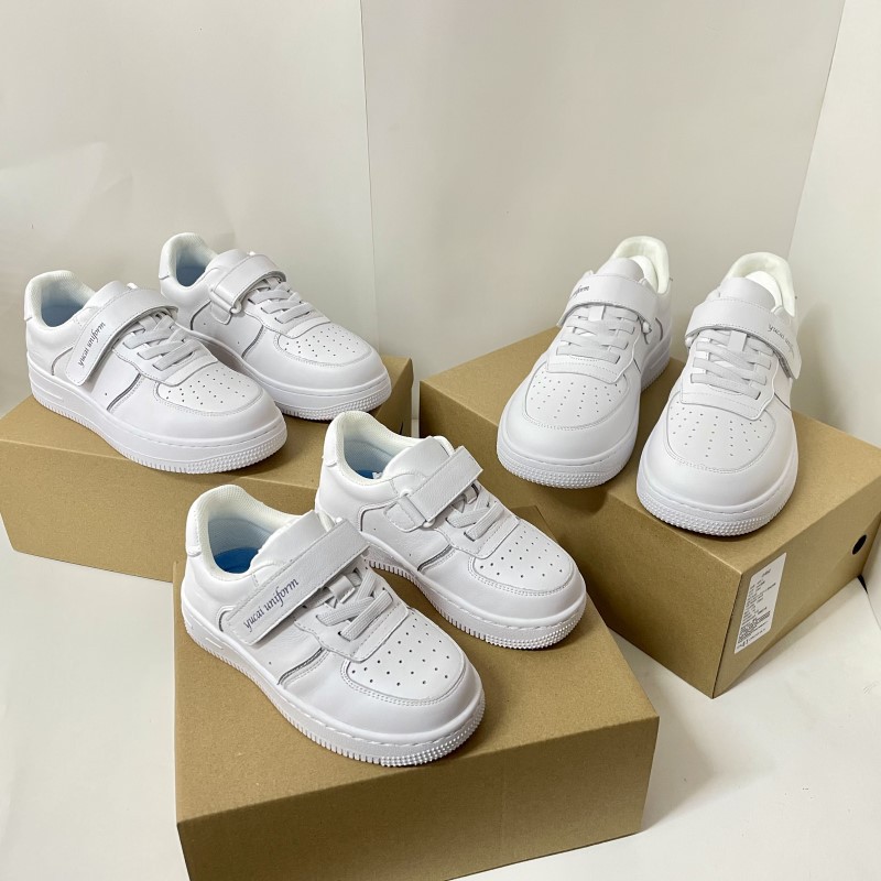 Кожаные туфли для студентов и подростков Вэньчжоу, обувь для кампуса, черно-белые детские туфли, обувь из натуральной кожи, белые туфли из коровьей кожи