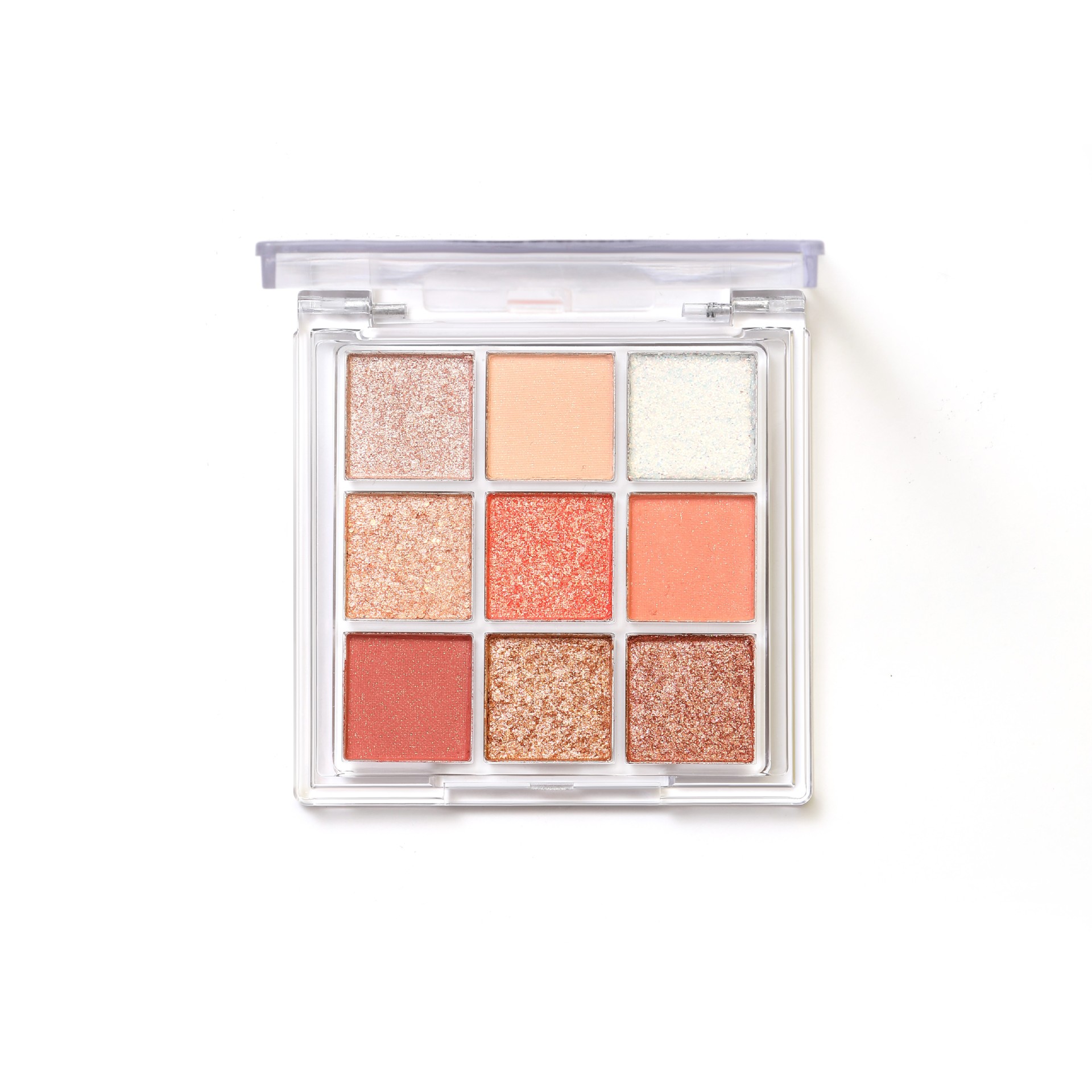 Capel Nine Color Eyeshadow Palette Matte Glitter Pearlescent Matte Earth Color Multi-Color Eyeshadow Korean Version Girl Series