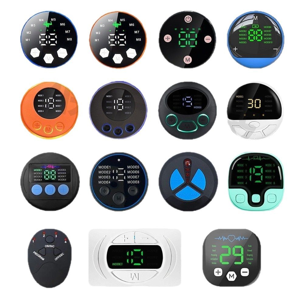 New Massage Controller Abdominal Muscle Patch Host Heating Charging with Display Ems Massager Host Source Factory