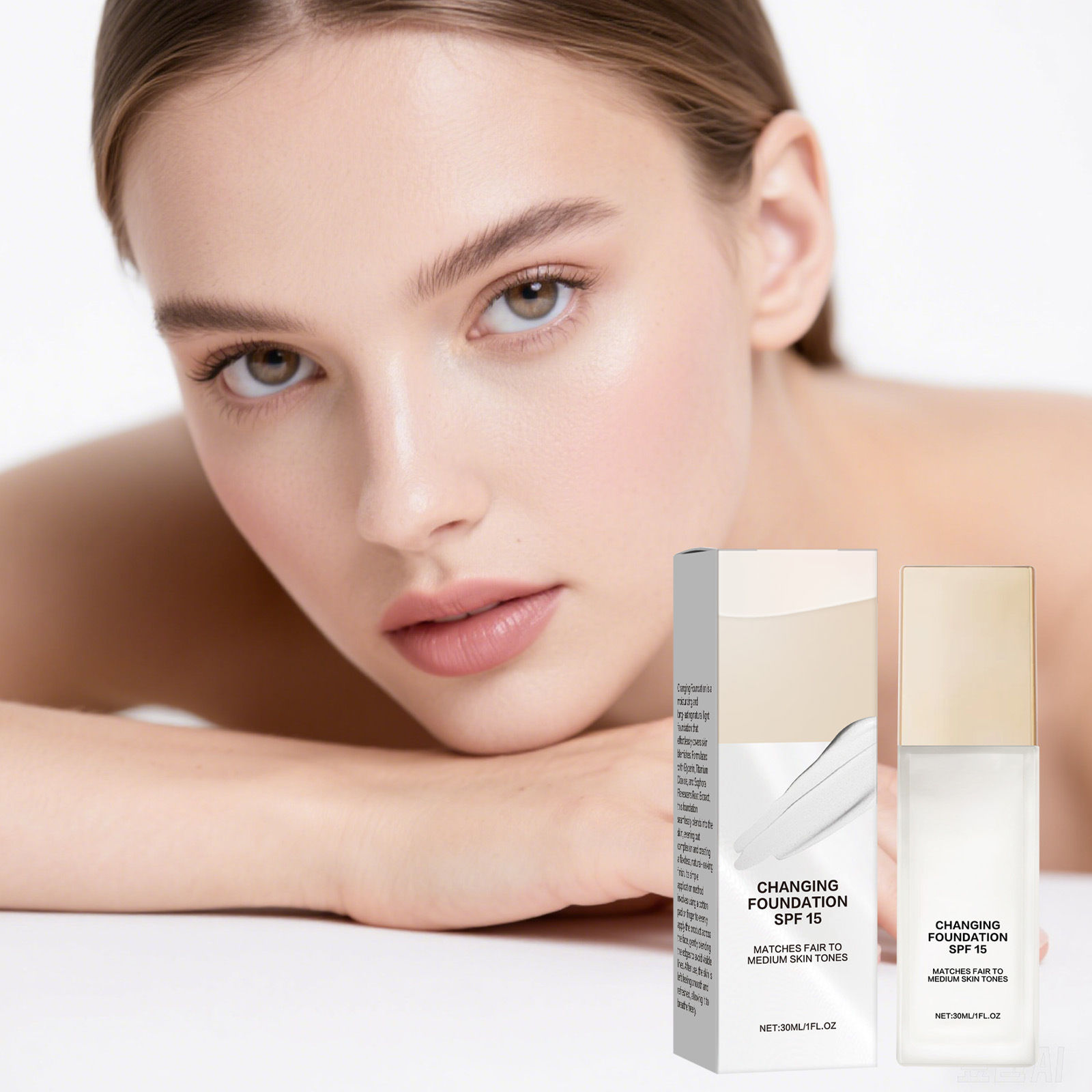 Кросс-бордер жидкий тональный крем без этикетки легкий и увлажняющий нюдовый макияж долговечный контроль масла консилер увлажняющий изоляционный тональный крем 30мл